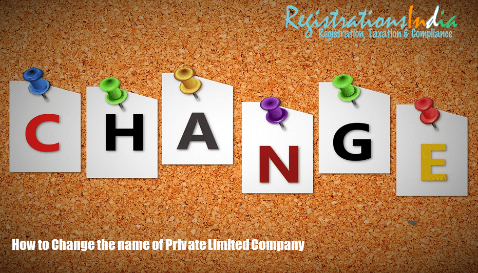 How to change the name of a Private Limited Company Image