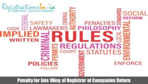 Penalty for late filing of Registrar of Companies Return Image