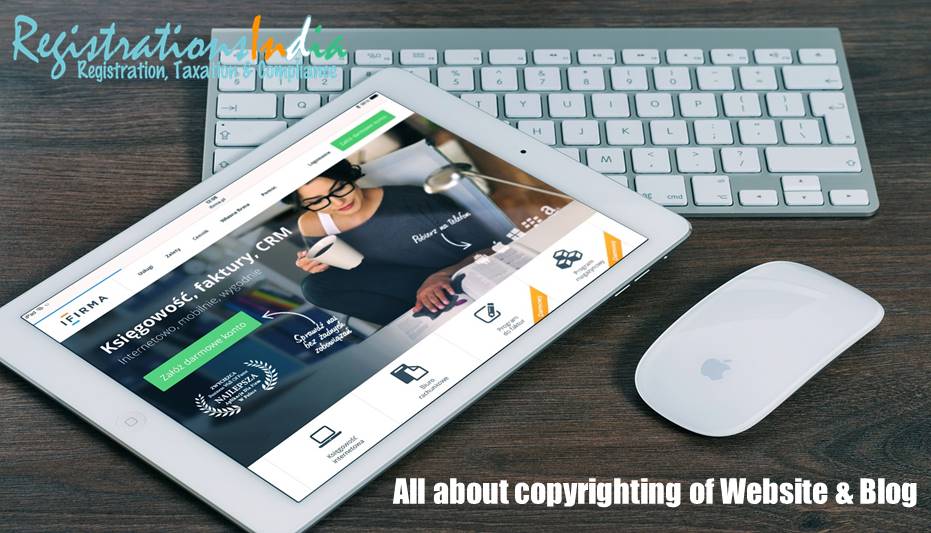 All about copyrighting of Website & Blog image