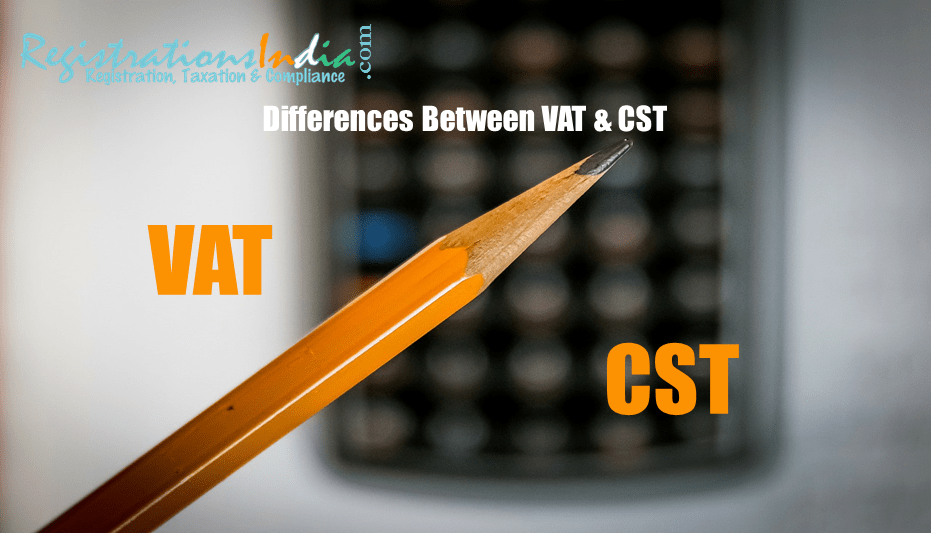 Difference Between VAT and CST image