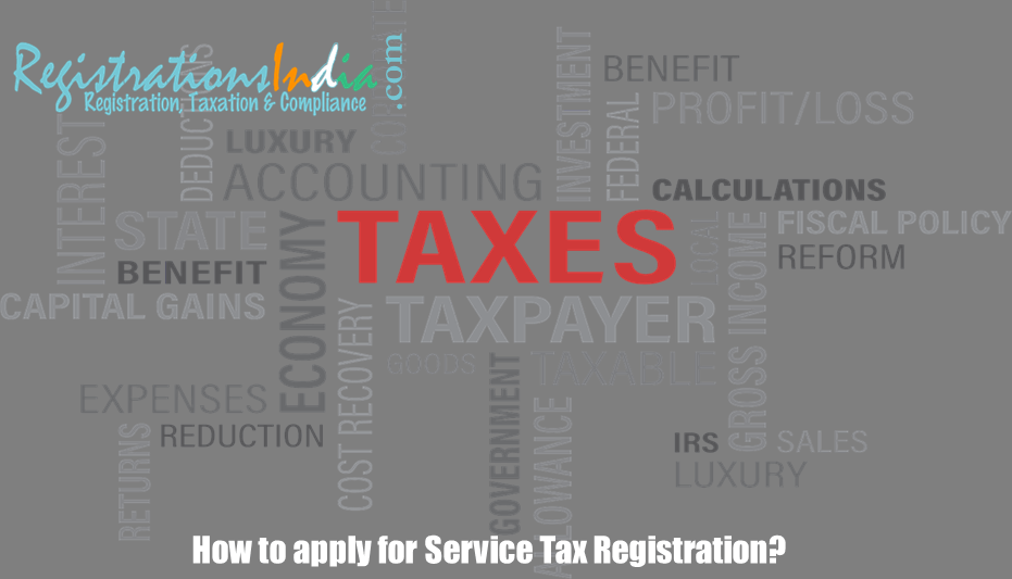 How to apply for service tax registration image
