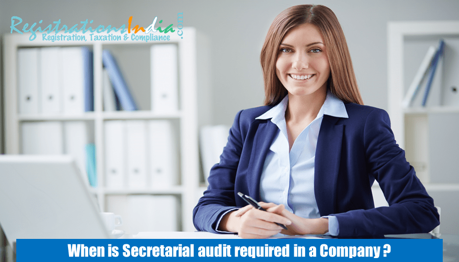 When is Secretarial audit required in a Company image