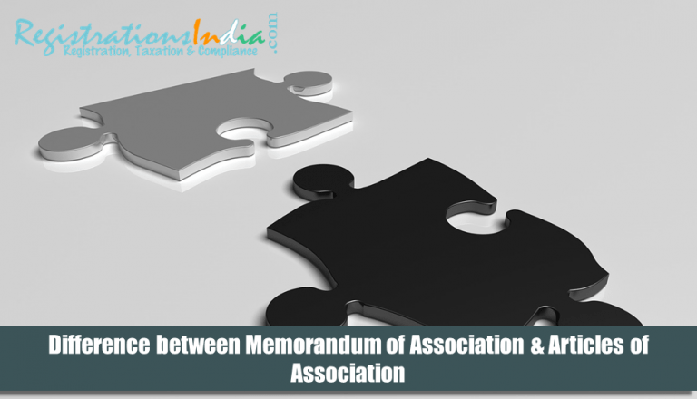 Difference Between Memorandum of Association & Articles of Association