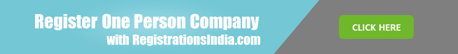 Register One Persone Company In India