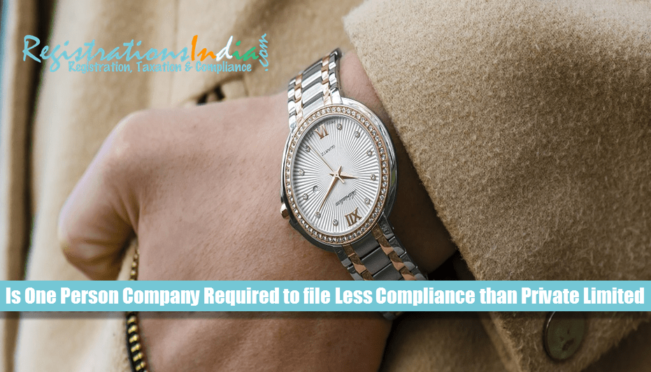 Is OPC Required to file Less Compliance than Private Limited Company?